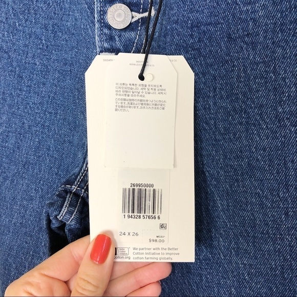 New Levi’s Premium Wedgie Straight High Rise Jeans - Picture 6 of 13